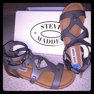 Steve Madden Canelo Sandals - New Size 7.5 Grey